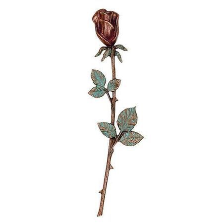 Rose 20137 - Bronze - Farbige Patina