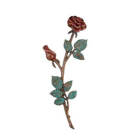 Rose 20066 - Bronze - farbige Patina