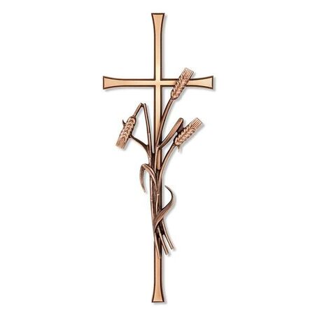 Kreuz 20289 Bronze - mit Ähren