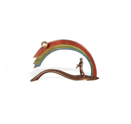 Regenbogen 85384 - Bronze - farbig patiniert