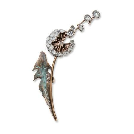 Kreuz - Rose - 20278 - Bronze - Farbige Patina