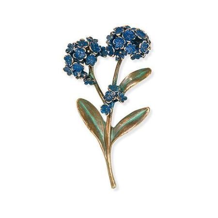 Vergissmeinnicht 85463 - Bronze - farbig patiniert