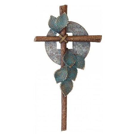 Kreuz 20378 - Bronze - farbig patiniert