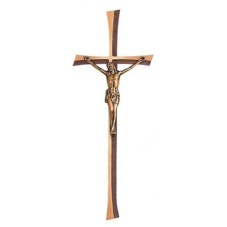 Kreuz 34450 mit Christus - Bronze