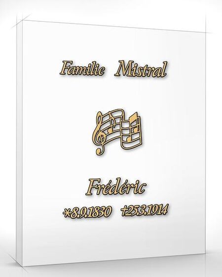 Schriftart "Mistral" Barthélémy Bronze