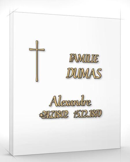 Schriftart "Dumas" Barthélémy Bronze