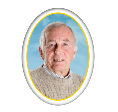 Foto oval mit Goldrand