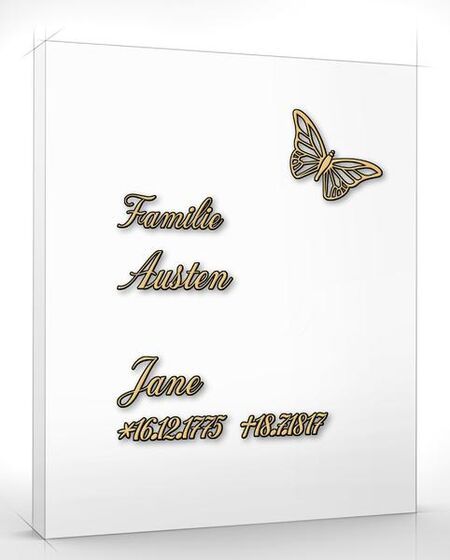 Schriftart "Austen" Barthélémy Bronze