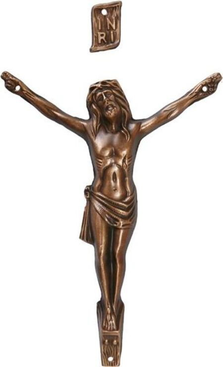 Christus am Kreuz - INRI - 415-16-C-00 - Bronze
