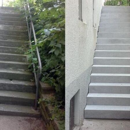 Betonwerkstein-Restauration