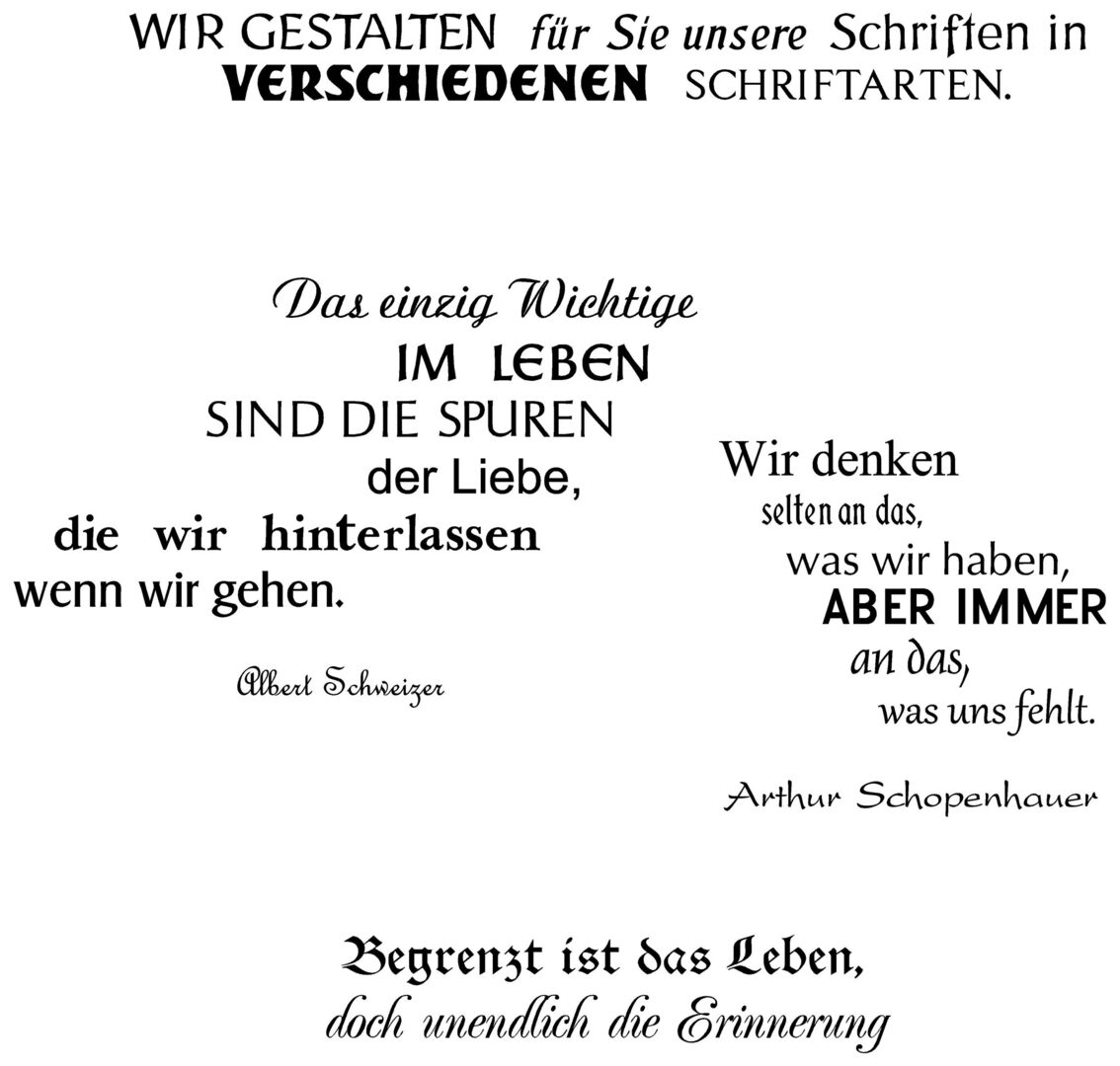 Grabmal-Inschriften und Symbole in Reutlingen | Schriften & Symbole